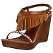 Sam Edelman Women's Justine Fringe Wedge Sandal