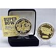 24kt Gold Super Bowl XXXVI flip coin