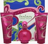Womens Designer Perfume by Britney Spears, ( FANTASY GIFTSET ( EAU DE PARFUM SPRAY 3.3 oz + WORK YOUR MAGIC BODY SOUFFLE 3.3 oz + CAUGHT IN A SPELL SHOWER GEL 3.3 oz ) + On Sale ) - @Up To 55% Off