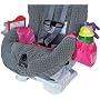 Kiddie Kangaroo Travel Storage Accessory - Car Seat in Black