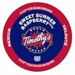 Timothy's World Coffee, Sweet Summer Raspberry, 24-Count K-Cups