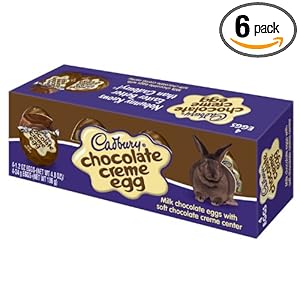 Cadbury Easter Chocolate Creme Egg, 4-Count Boxes (Pack of 6) Cadbury Easter Chocolate Creme Egg, 4-Count Boxes (Pack of 6)