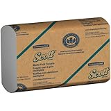 Scott Multifold Paper Towels (01840) with Fast-Drying Absorbency Pockets, White, 16 Clips / Case, 250 Sheets / Clip, 4,000 Towels / Case
