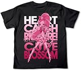 ハートキャッチプリキュア! キュアブロッサム Tシャツ ブラック サイズ:XL