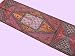 INDIAN RUSSET BEADED TABLE RUNNER TAPESTRY WALL HANGING
