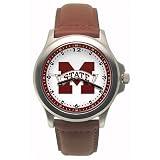 Mississippi State Bulldogs Mens NCAA Rookie Watch (Leather Band)
