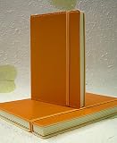 Pentalic a la Modeskin Sketch Book- 4x6 Inch Orange Cover