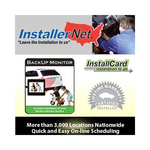 BACK-UP MONITOR INSTALLCARD