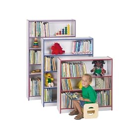 Jonti-Craft 0961JC114 48 Bookcase, Orange Banding