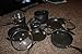 FOOD NETWORK 11-PC HARD-ANODIZED NONSTICK COOKWARE SET  : image