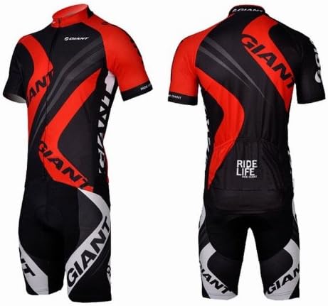 Muti-color Cycling Team Bike Bicycle Cycling Wear Mountain Short Shirt Jersey+ Shorts Suit Sets (dark red, M)