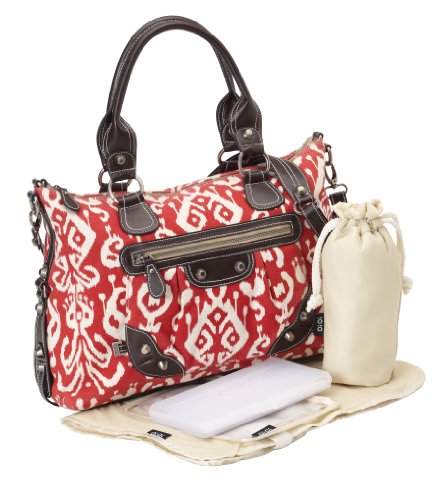 OiOi Baby Ikate Tote, Red