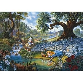 Jumbo Puzzle - Tom Du Bois Collection - Alice in Wonderland (1000 pieces)