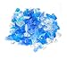 Skyflame 10-Pound Recycled Fire Glass for Fire Pit/Fireplace/Vase Fillers/Garden Landscapes, Blend Fireglass