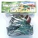 Military True Hero: Plastic Army Men Playset with Cargo Truck, Bridge, Boat, Fighter