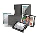 Apple iPad 2 Premium Corduroy Carrying Folder Case (Brown) with Free USB Car Charger and Screen Protector