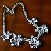 CET Domain SZ10-1042 Hmong Styled Ladies Diamond Flower Mirror Necklace Jewelry