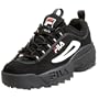 Fila Women's disruptor II Sneaker,Black/White/Red,11 M