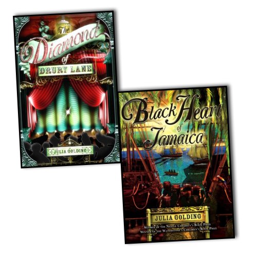 Julia Golding Cat Royal 2 Books Collection Pack Set RRP: Â£14.98 (Black Heart of Jamaica(Hardcover), The Diamond of Drury Lane)