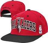 Portland Trail Blazers Mitchell & Ness NBA Team Arch Throwback Snap Back Hat