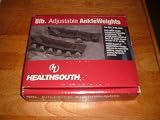 Healthsouth 8 pound Adjustable Ankle Weights-One Pair, 4 pounds each. New in box