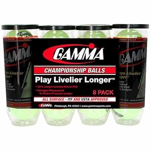 Gamma Championship Tennis Ball8 Pack