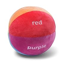 Gund Color Fun Educational Stuffed Rattle Ball
