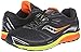 Saucony Men's Guide 9 Running Shoe, Midnight/Citron/Orange, 11.5 M US