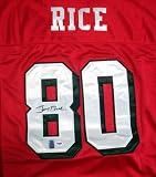 Jerry Rice Autographed San Francisco 49ers Red Jersey PSA/DNA
