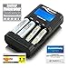ANSMANN Powerline 4 Pro Battery Charger with Display Capacity Test & Discharge function for AAA/AA/USB + 4-Pack MaxE Pro AA
