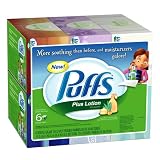 Puffs Plus Lotion Facial Tissues, Family Boxes, 744 Count 51%2Budbn2zpL. SL160 Puffs Plus Lotion Facial Tissues, Family Boxes, 744 Count