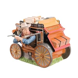 John Wayne Western Movies Stagecoach Cookie Jar LE New Vandor Gift by