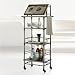 Bago Luma WOL021 Woven Kitchen Book Cart