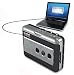Ion Audio Tape Express Kassettendeck (EZ Converter Software, USB 2.0) schwarz