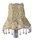 Ivory Tulle Fringe Chandelier Shade