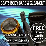 Hair eRazor Triple set--ALWAYS new and SEALED--never refurbished--Pubic/body shaver for him or her with FREE trimmer