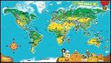 LeapFrog LeapReader Interactive World Map (works with Tag)