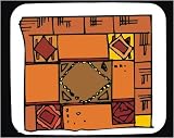 Mouse Pad with board, game, play