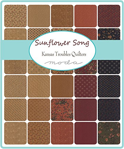 Sunflower Song Charm Pack By Kansas Trouble Quilters; 42 - 5
