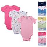 3-Pack Rib Knit Baby Bodysuits