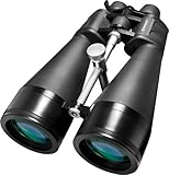 BARSKA Gladiator 25-125x80 Zoom Binoculars (Green Lens, Braced-in Tripod Adapter)