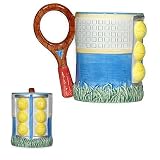 Dolomite Ceramic Designer Tennis Coffee Mug - B00083095K