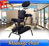 Black Portable Massage Chair SPA SALON Chair With Carrybag