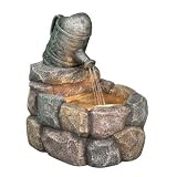 Indoor Fountains item: Alpine Watering Can Fountain With 1 Halogen Light