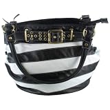 ChantalTM Stripe Bucket Style Handbag