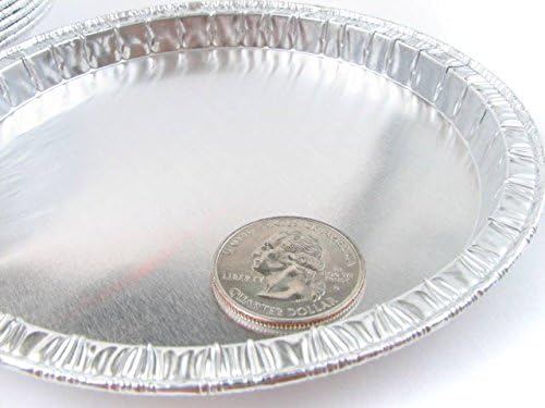 Disposable Aluminum Foil Moisture Balance Pans - 5" Diameter- Pack Of 500