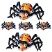 Spider Cakes Cupcakes Cookies (41956) - 2 Large & 3 Mini Spiders for Halloween, Spiderman and Shrek parties Edible Hard Sugar Decorations