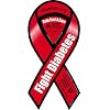 Fight Diabetes Car Ribbon Magnet