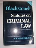 Blackstone's statutues on criminal law