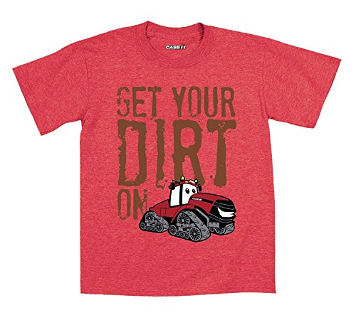 Get Your Dirt On Case IH Cartoon Tractor Rural Farm Novelty - Toddler T-Shirt
